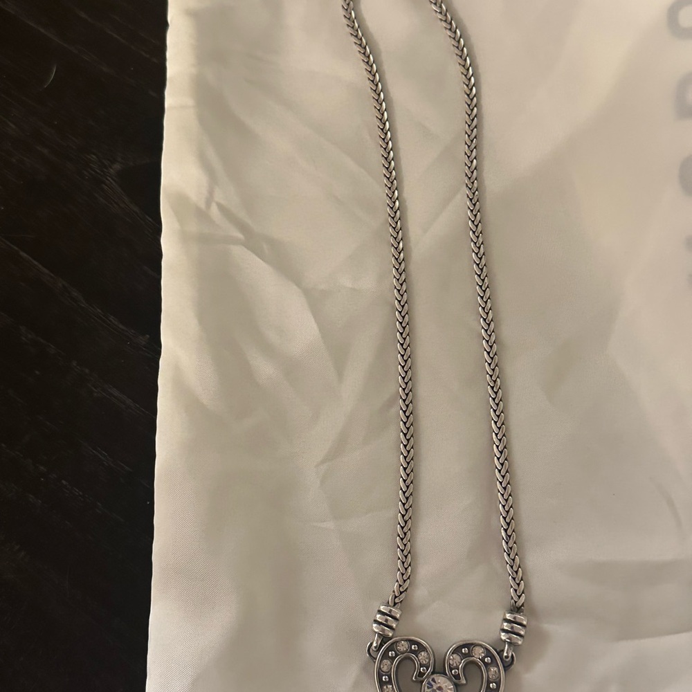Brighton heart necklace retail $52 Excellent condition.